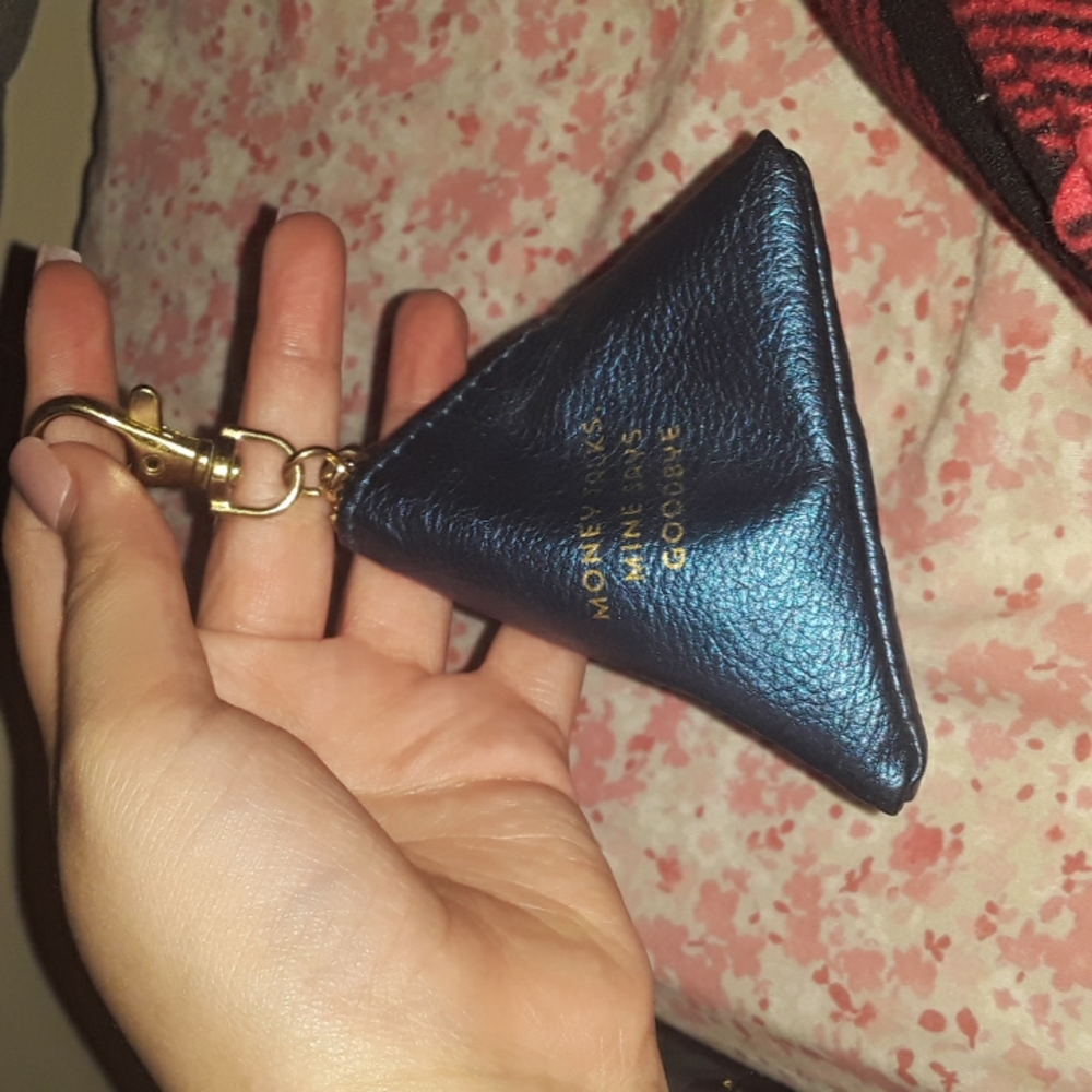 Cute triangle small money bag
